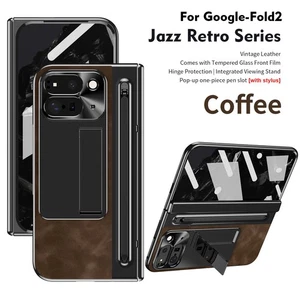 For Google Pixel 9 Pro Fold/Pixel Fold2 Shockproof Hinge Case Screen Cover+S Pen - Picture 1 of 12