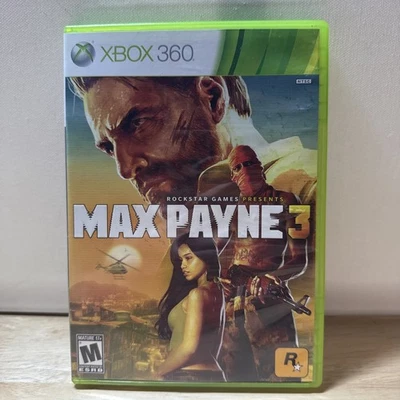 Max Payne 3 (Microsoft Xbox 360, 2012). CIB | REPAVIMENTADO | ESTUCHE ROTO Foto 1 de 4