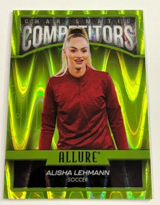 Alisha Lehmann 2025 UD Allure SE Charismatic Comp Green Wavelength Card /75 - Bild 1 von 2