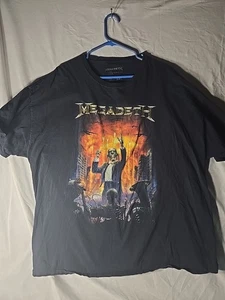 Megadeth T-shirt 3XL Black Heavy Metal Rust Vintage Tour Thrash - Picture 1 of 6