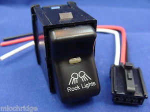 Interruptor basculante 12 voltios luces de roca se adapta a Jeep TJ Wrangler 96-06 Driving Spot Rock - Imagen 1 de 4