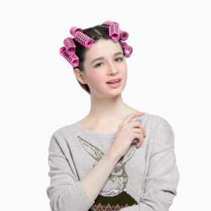 8 Pcs Double Curly Hair Drum Roller for Accessories Women Miss Rollers - Bild 1 von 11