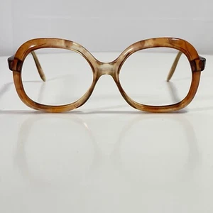 Vintage Pierre Cardin Sunglasses Eyeglasses Frames France 70s VENUS Brown Amber - Picture 1 of 7