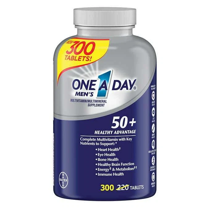 Multivitamínico One A Day Hombre 50+ Ventaja Saludable, 300 Comprimidos Envío Gratis Foto 1 de 4