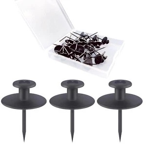 30 PCS Push Pins Picture Hangers Wall Hooks Double Headed Thumb Tacks for Wal... - Picture 1 of 7