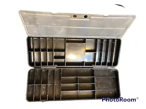 SEHR SELTEN Vintage 1950 schwimmender Freund Angeln Tackle Box Crossman-Brinkman USA - Bild 1 von 12