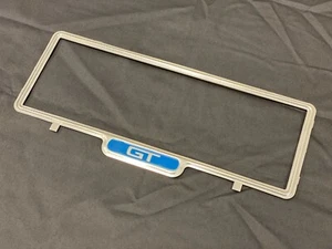 FORD GT NUMBER PLATE SURROUND/FRAME **SINGLE** **6 DIGIT STANDARD** - Picture 1 of 3