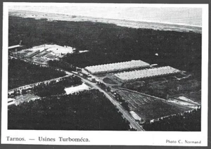 1970 -- TARNOS . USINES TURBOMECA . VUE AERIENNE . 4B419 - Picture 1 of 1