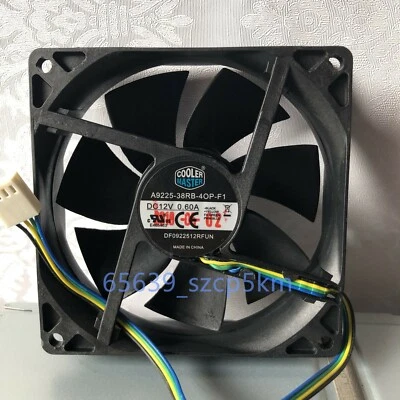 COOLER MASTER A9225-38RB-4OP-F1 12V 0.60A 92*92*25mm 4Pin PWM Cooling Fan - Image 1 of 2