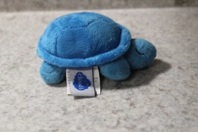 Bebé Peluche Nube B Mini Pequeño Azul Bebé Tortuga Sonajero Juguete Foto 1 de 4
