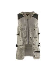 Blaklader Workwear Kangaroo Craftsmen Mesh Vest. Color: Stone. Size XXL - Picture 1 of 1