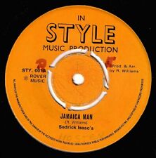 SEDRICK ISAACS-jamaica man    in style music 7"  (hear)    reggae