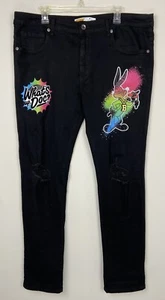 Looney Tunes Bugs Bunny Distressed Jeans Gr. 38 x 34 schwarz What’s Up Doc - Bild 1 von 11