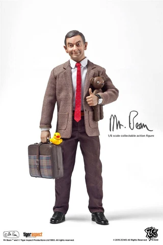 ZCWO 1/6th Scale Mr.Bean Regular Edition Two Heads Collectibles Action Figure Cover
