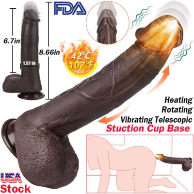 Remote Realistic Dildo Thrusting Vibrator G-spot Suction Cup-Sex Toys for Women - Image 1 of 4