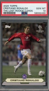 Tarjeta de fútbol de Cristiano Ronaldo 2020 Topps The Lost Rookie graduada PSA 10 - Imagen 1 de 2