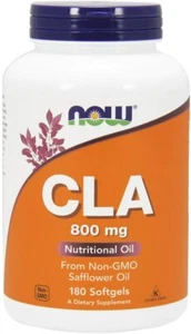 NOW FOODS, CLA Fettsäure aus Distelöl 800mg 180 Weichkapseln SUPER PREIS - Bild 1 von 1