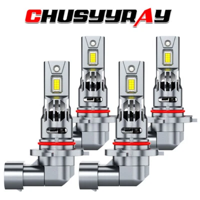 For Dodge Magnum 2005-2008 6000K 4Pcs LED Headlight High Low Lights Bulbs Combo - Image 1 of 4