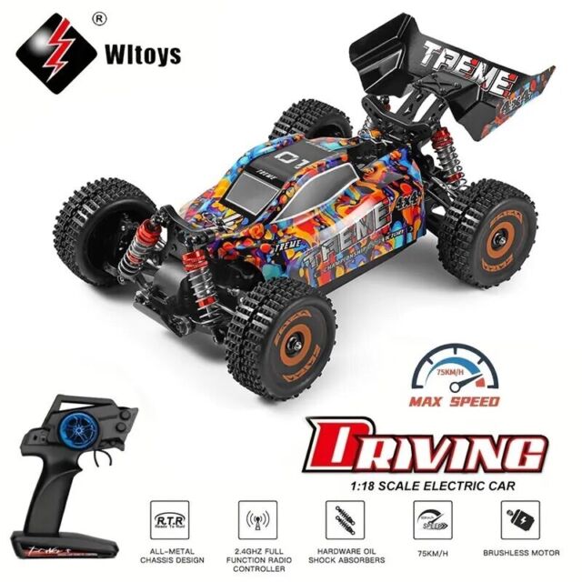 Coche Radiocontrol Wltoys 70km/h y Bateria Extra