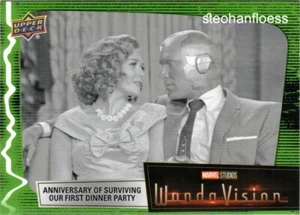 Upper Deck WandaVision Vision Green #10 Anniversary of Surviving Our First /225 - Picture 1 of 1