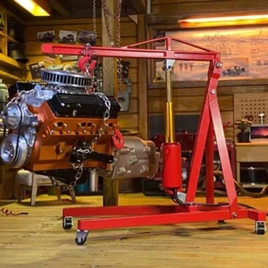 1/10 Garage Series Decorations Engine Hanger Electric Crane Electric Jack Toy - Picture 1 of 12