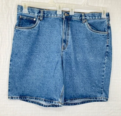 EUC Basic Editions мужские средний размер Синие джинсовые шорты размер 42 - Изображение 1 из 4