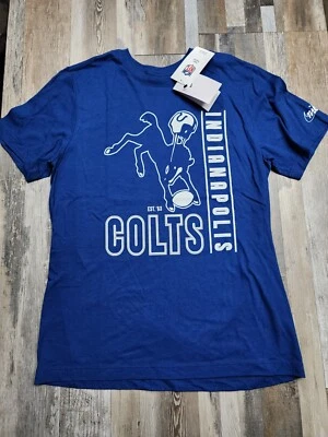 NUEVO Nike Hombres Indianapolis Colts Retro Retro Retro Camiseta Talla MEDIANA Camiseta Foto 1 de 4