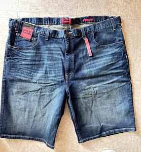The Foundry Supply Co Young Mens Flex Denim Shorts Size 44 Blue Hit At The Knee - Picture 1 of 5