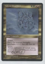 1994 Magic: The Gathering - Legends Italian Tuknir Deathlock i5j