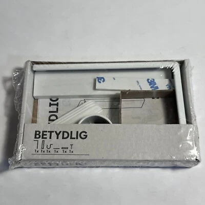 Soporte de barra de cortina blanca IKEA Betydlig Foto 1 de 4