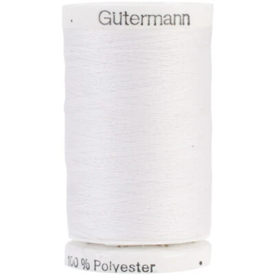 Gutermann Sew-All Thread 547yd-Nu White (Pack of 5) - Image 1 of 2