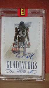 2012 Panini National Treasures Trent Richardson Gladiators Autographed Card 1/1. - Picture 1 of 1