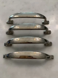 Restoration Hardware 4” Polished Chrome Bistro Pulls - Picture 1 of 2