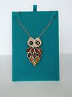 Owl Necklace & Brooch | Pendant | Avon | New