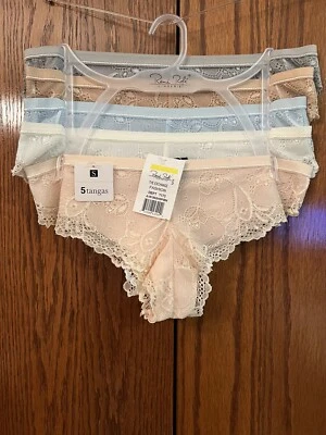 Rene Rofe lingerie 5pack  Multicolor  Tangas/Underwear Sz-S. NWT - Image 1 of 2