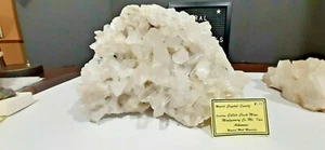 8 1/2" X 5 1/2" SPEKTAKULÄR! Kristall Quarz Cluster - CCM, Mt. Ida, Arkansas - Bild 1 von 5