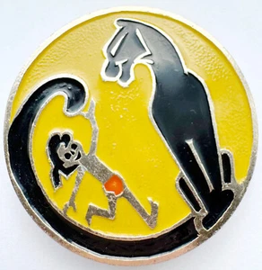 USSR SOVIET PIN BADGE. ADVENTURES OF MOWGLI. BAGHEERA (PANTHER). MAUGLI. BAGIRA - Picture 1 of 5