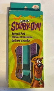 Vintage 1998 Scooby Doo Spoon &Fork Set Cartoon Network Zak Designs. NEW. HTF. H - Picture 1 of 2