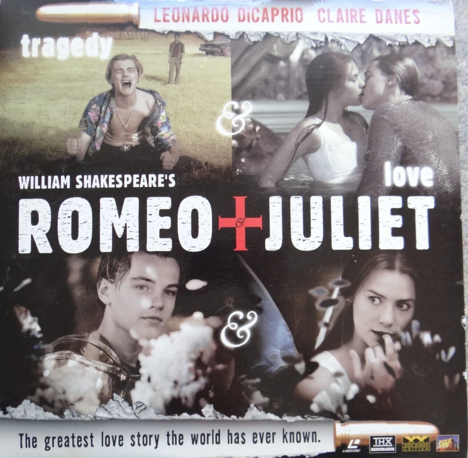 Romeo Julia US Laser Disc LD Film Video CD Laserdisk Leonardo DiCaprio Englisch - Bild 1 von 4