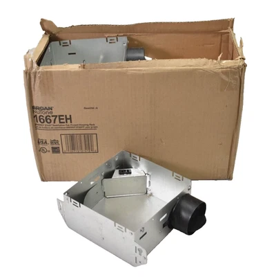 Lote de 6 carcasas Broan NuTone 1667EH con conector de conducto amortiguador para ventilador/calentador Foto 1 de 4