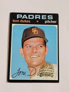 2020 Topps Heritage Tom Dukes 1971 Card #106 Stamped BuyBack 50th Anniversary - Bild 1 von 2