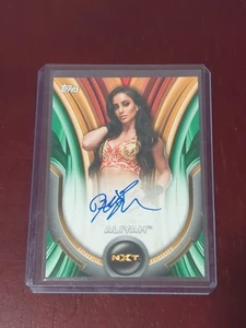 2020 Topps WWE Woman's Division Aliyah Green Auto /75 NXT #A-AL - Picture 1 of 2