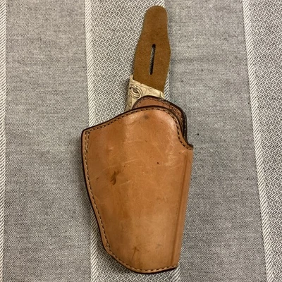 Funda de Cuero Bianchi Modelo 80 Direccional Snap S&W 4006 Derecha Marrón USADA Foto 1 de 4