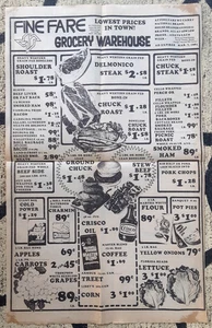 BENE FARE MAGAZZINO ALIMENTARI ANNUNCIO IL CITTADINO DI ASHEVILLE 5 MARZO 1981 - Foto 1 di 1