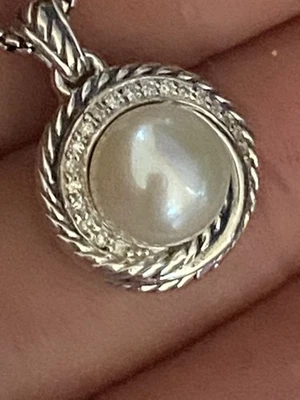 Collar Colgante Perla Colección Cruzada David Yurman Foto 1 de 4