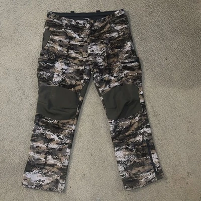 Pantalones de caza Huntworth 2XL Disruption camuflados peso pesado caparazón blando para hombre Foto 1 de 4
