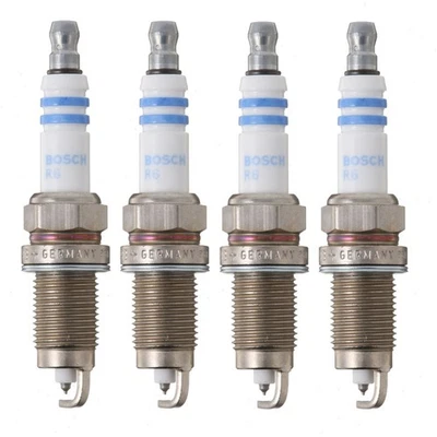 4 pc Bosch 8182 Double Platinum Spark Plugs for Ignition Wire Secondary  am - Image 1 of 4