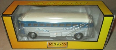 MTH RailKing Greyhound - Atlantic City Die-Cast Bus 30-50067 - New - Rail King - Image 1 of 4