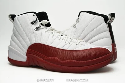 AIR JORDAN XII 12 RETRO USADO TALLA 10.5 BLANCO CEREZA NEGRO ROJO UNIVERSITARIO 130690-110 Foto 1 de 4