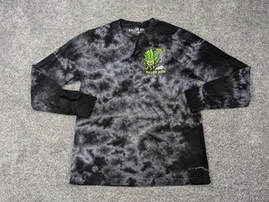 Camisa Killer Acid Para Hombres Pequeña Negra Gris Tie Dye Manga Larga Gráfico Limitado - Imagen 1 de 8